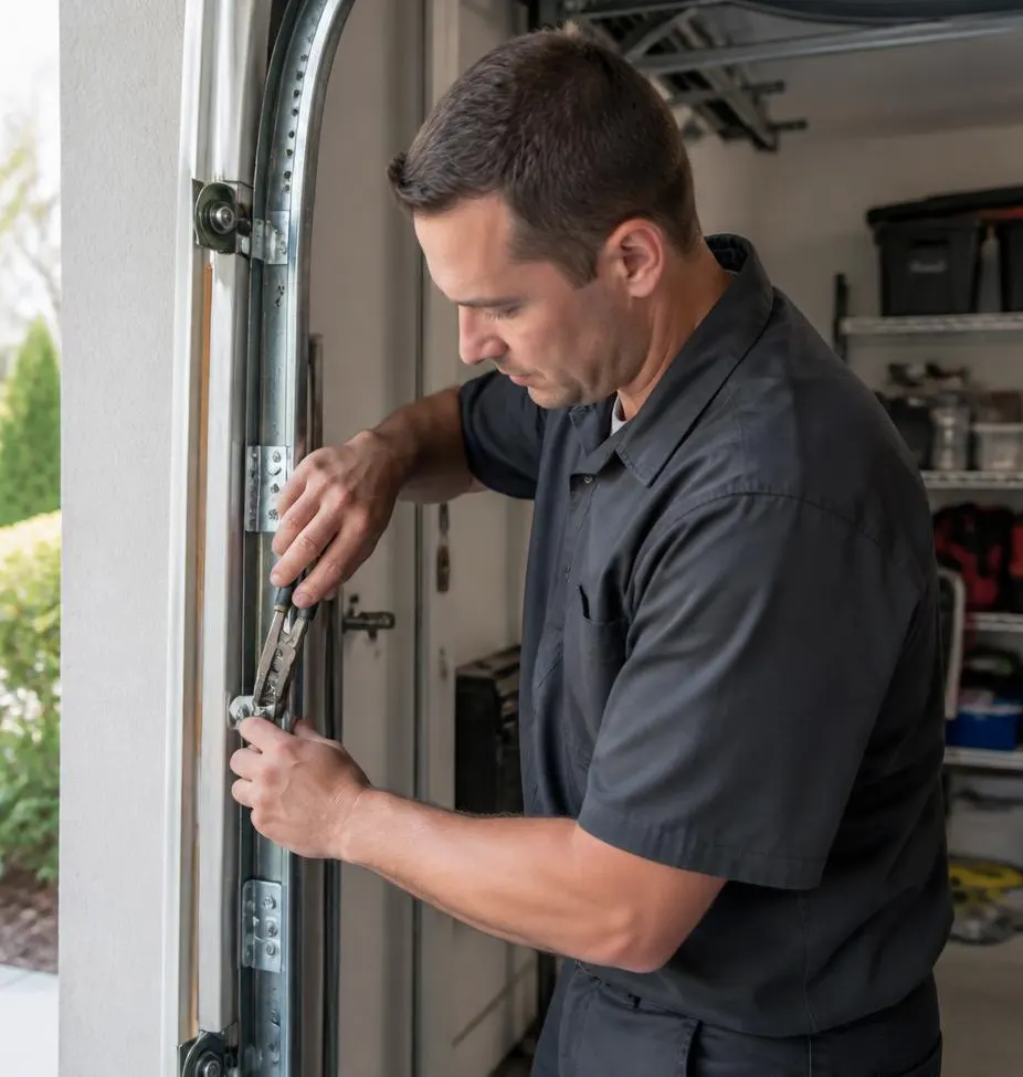 Bent or Misaligned Garage Door Tracks: Causes and Fixes — Millcreek Garage Door Experts, Millcreek, UT